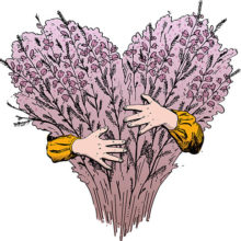Valentine Hug of Heather Graphic