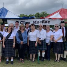 Clan Macrae group at the Grandfather Mountain Highland Games