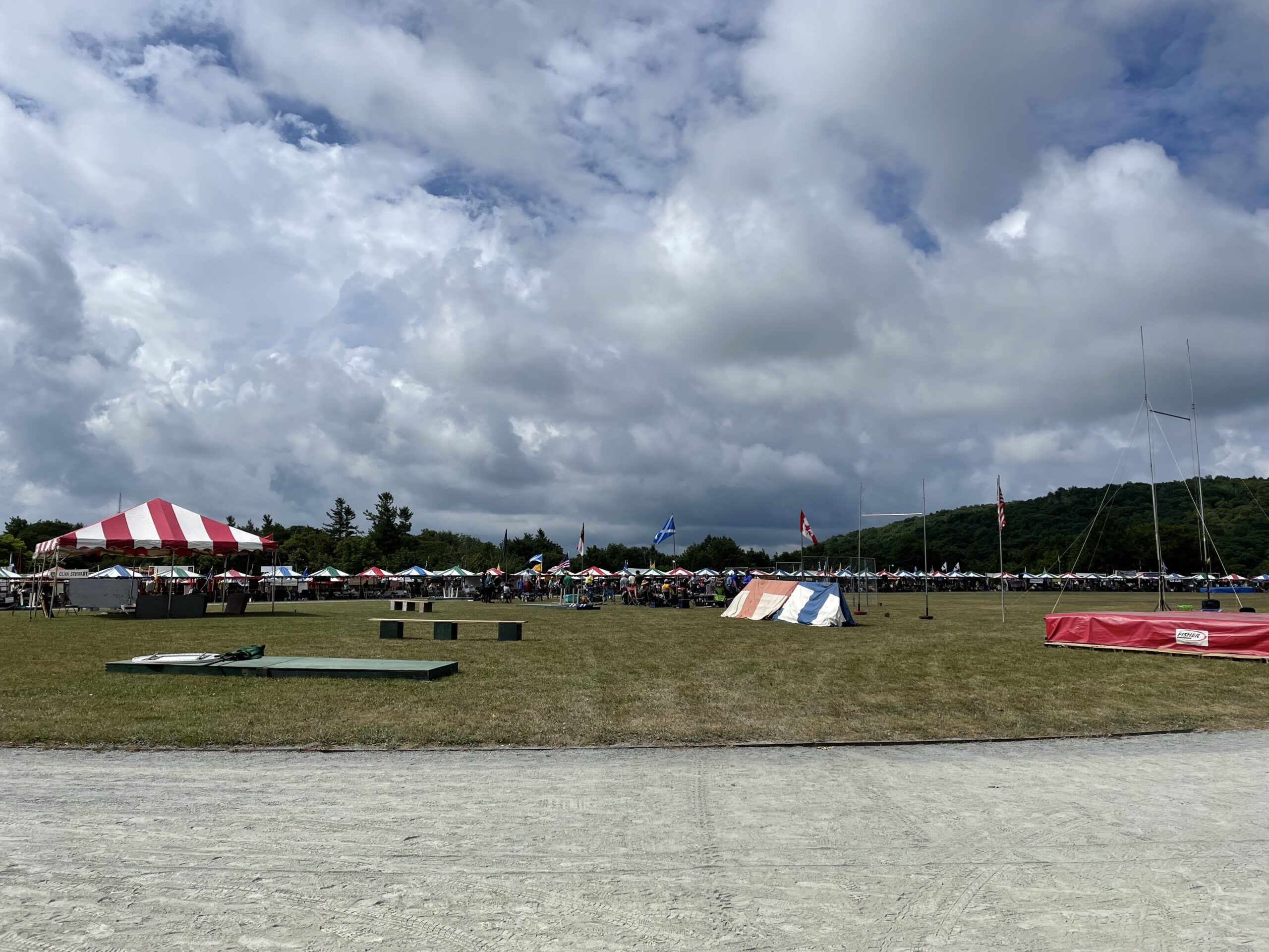 The field at Grandfather Mountain Highland Games