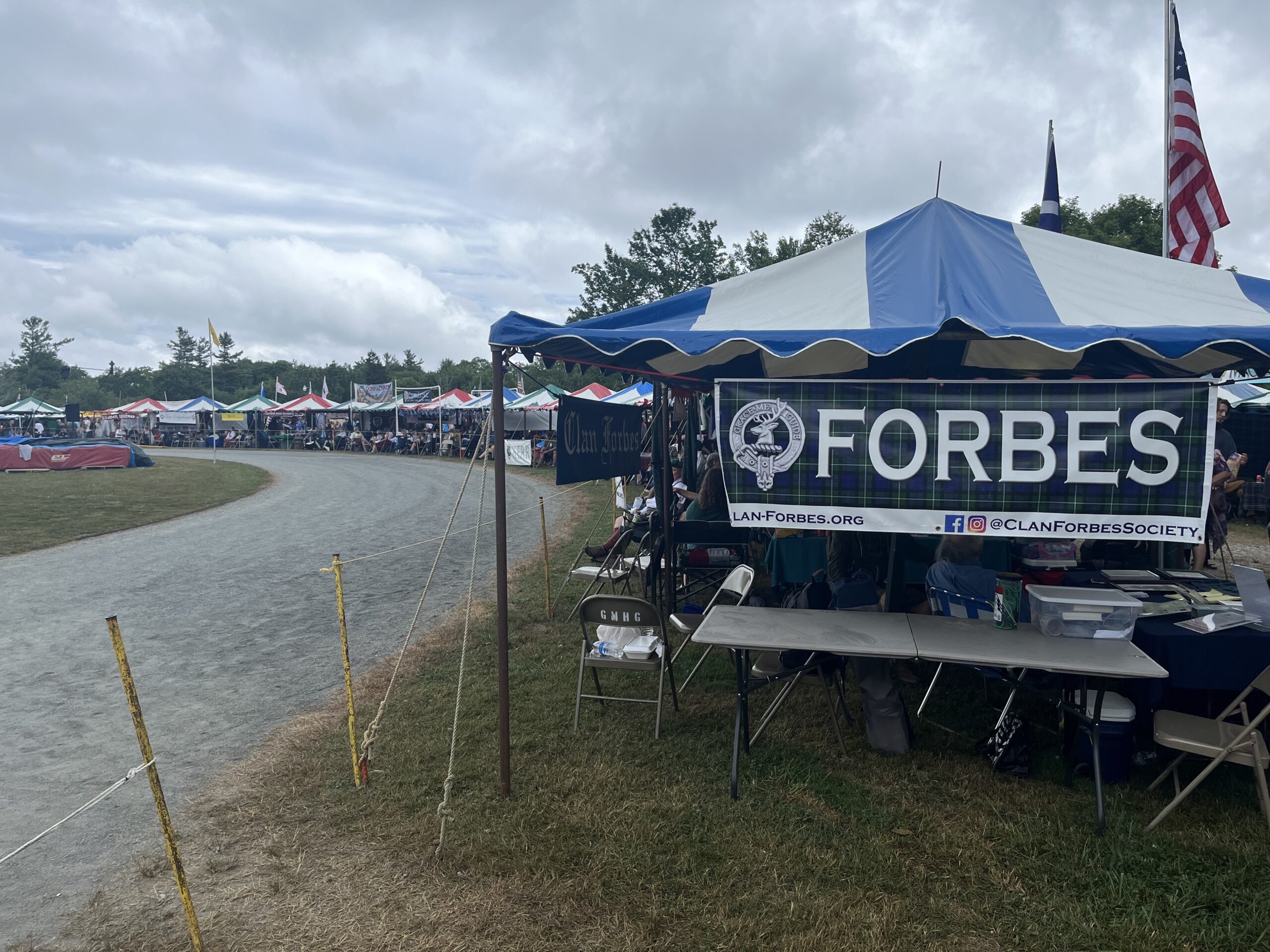 Forbes clan tent