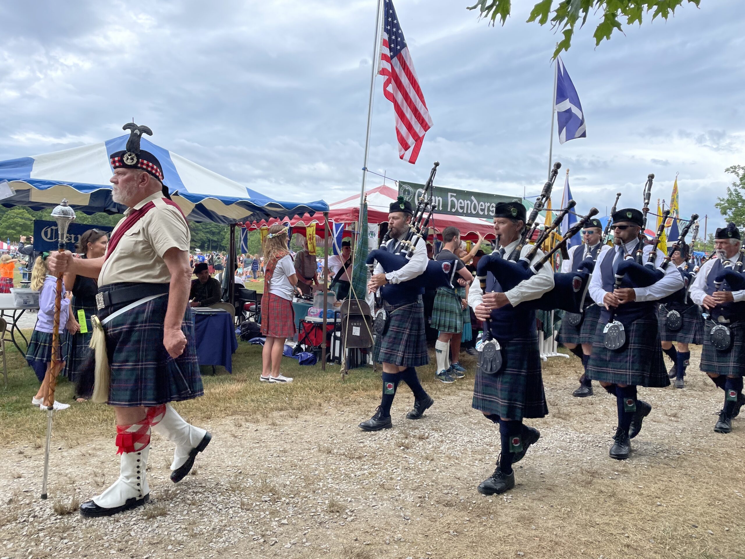 Bagpipes at Grandfather Mountain Highland Games