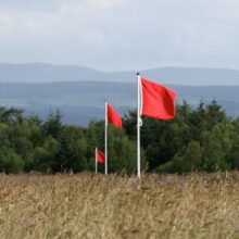Flags at culloden moor